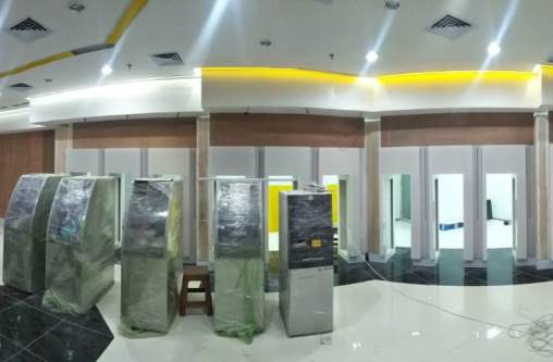 Instalasi FM200 Fire Suppression System di ATM Center Bank Mandiri Mall Central Park